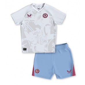 Maillot de foot Aston Villa Extérieur enfant 2023-24 Manches Courte (+ pantalon court)